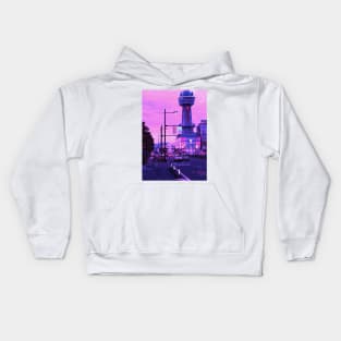 Japan Street sunset Kids Hoodie